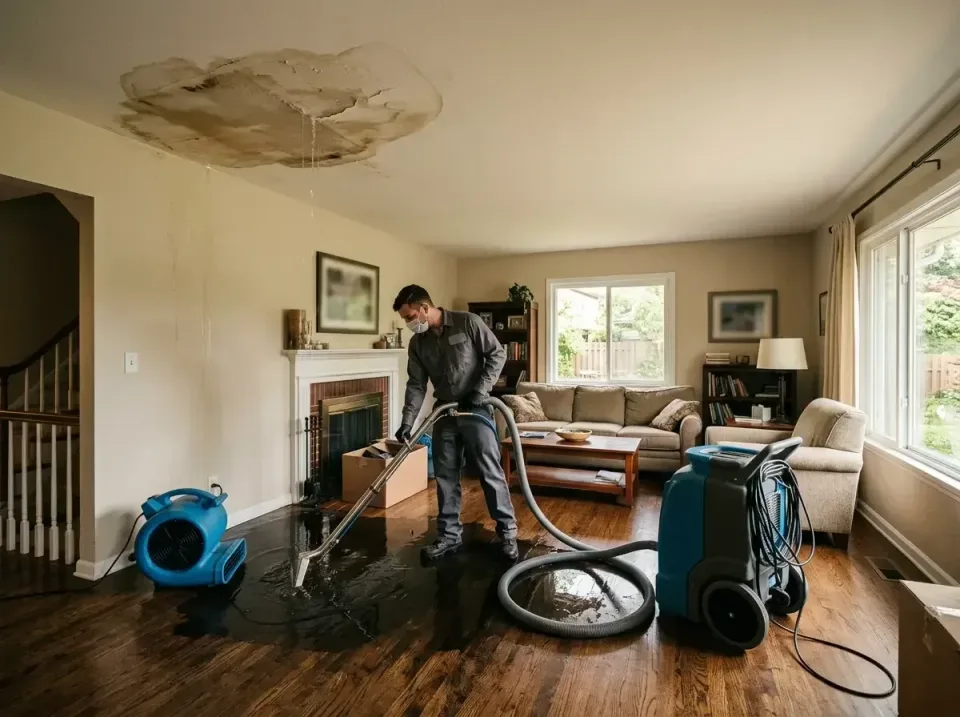 attic-pipe-burst-ceiling-drip-008 — frequently asked questions, Water Damage Restoration & Carpet Care in West Mifflin, PA
